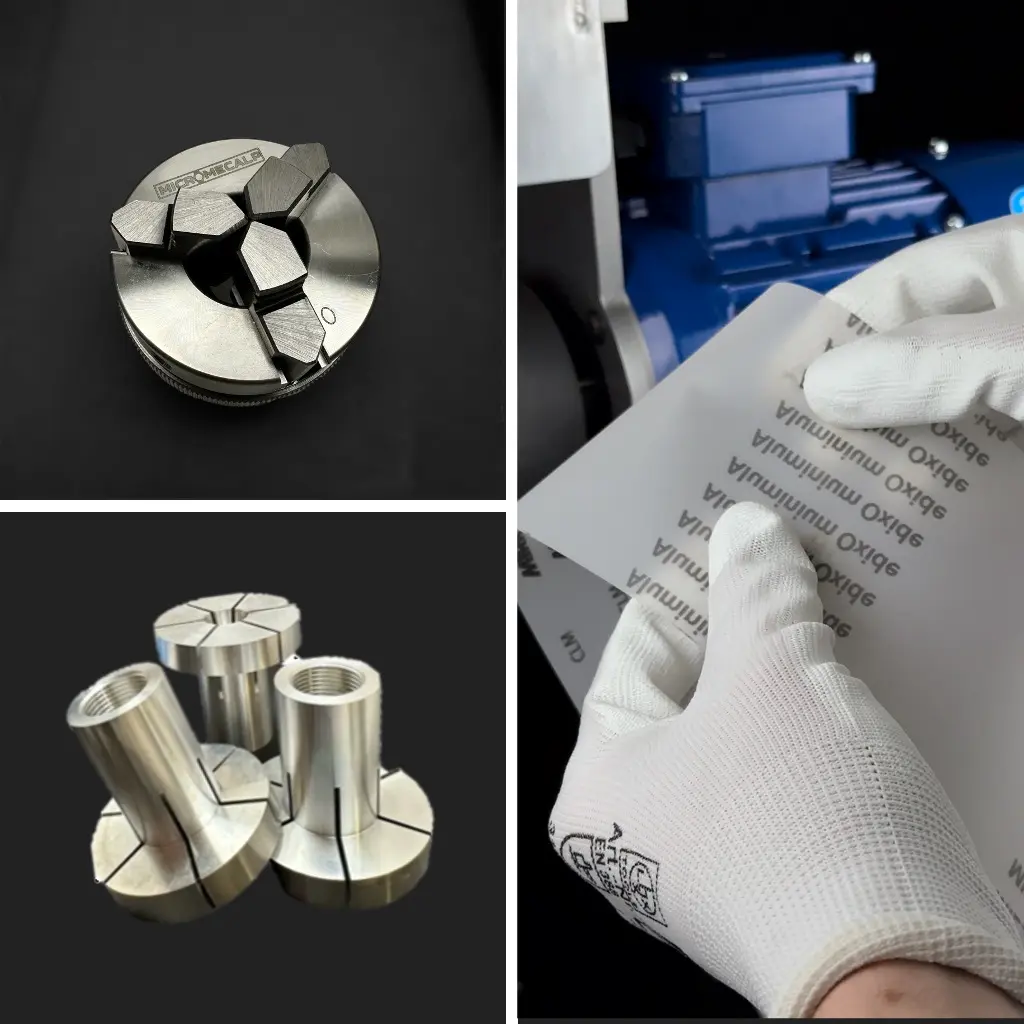 Micromecalp lapping accessories and consumables