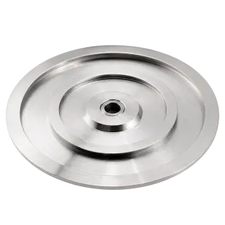 Double 60 degree dovetail lapping disc, 240 mm diameter