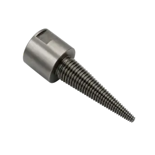 Pigtail polishing shaft end, right or left version