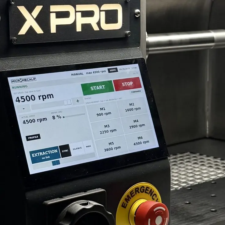 XPRO Touch screen with HD control, memories and speeds